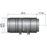 1/2-inch Format 3 CCD Megapixel Lens