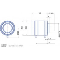 Goyo Optical 3 MP 1" Fixed-Focal