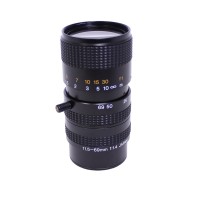 (discontinued) LMZ69M 2/3" 11.5-69mm F1.4 Manual Zoom, Focus & Iris C-Mount Lens w/ Macro Mode